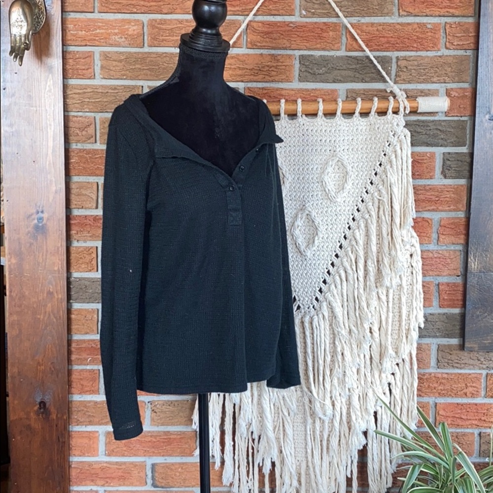 🖤 YOINS Black Long Sleeved Shirt